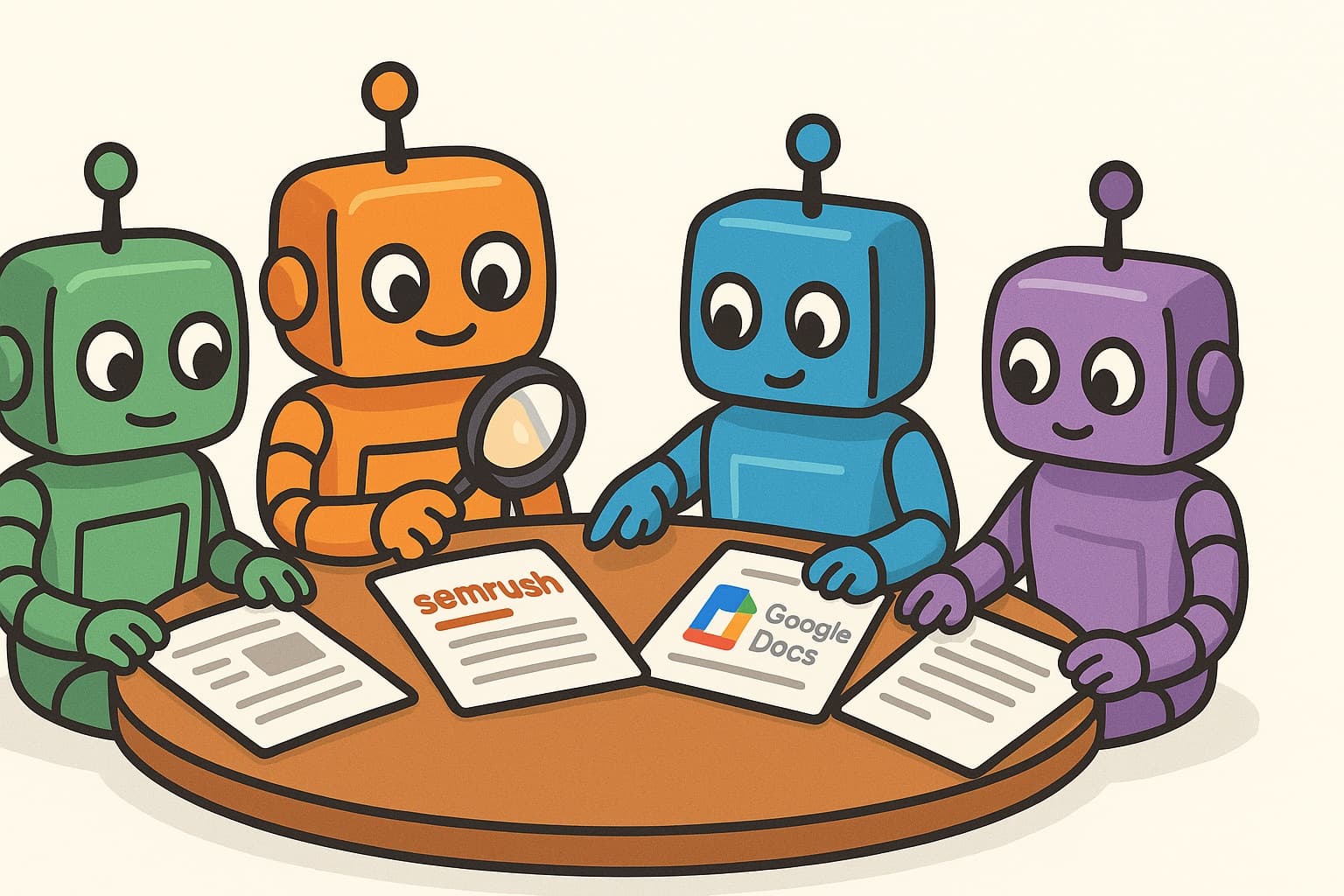 AI engines connected to citation sources — visualization of how ChatGPT, Claude, Gemini, and Perplexity choose their sources