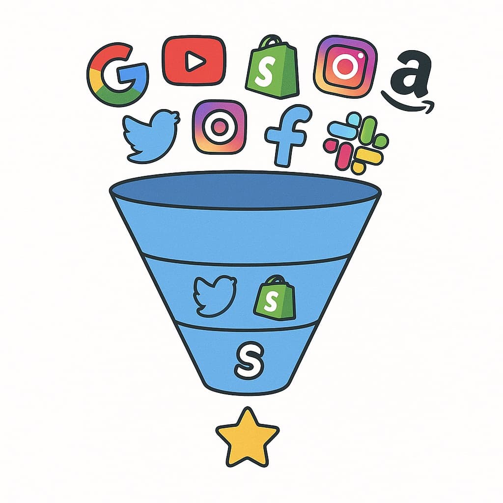 The endorsement funnel showing how brands get filtered at each stage