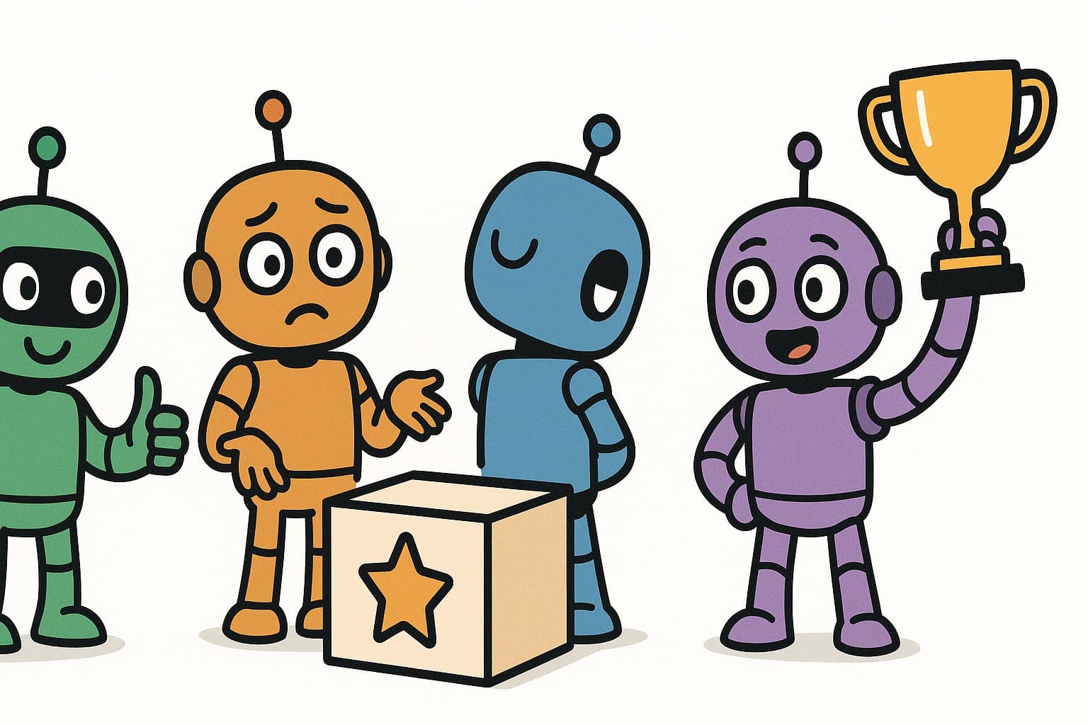 Visualization of brands with split personalities across AI engines — recommended by one, invisible to others